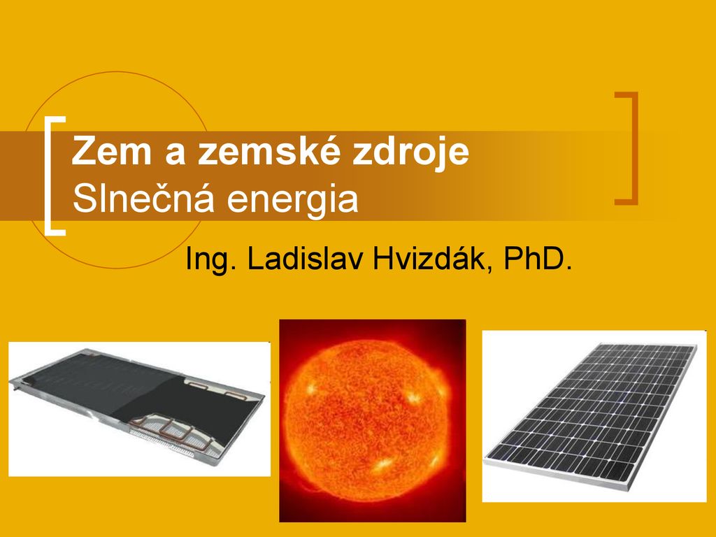 Ing Ladislav Hvizd K Phd Ppt St Hnout